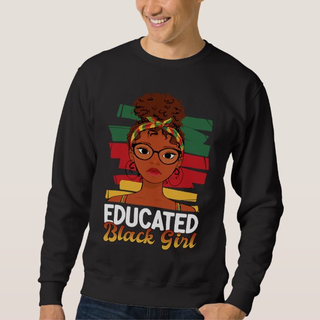 African American Youth Education frican Educated B Sweatshirt (Vorderseite)