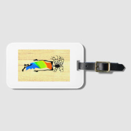 African Art Elegant and Stylish Woman  Gepäckanhänger