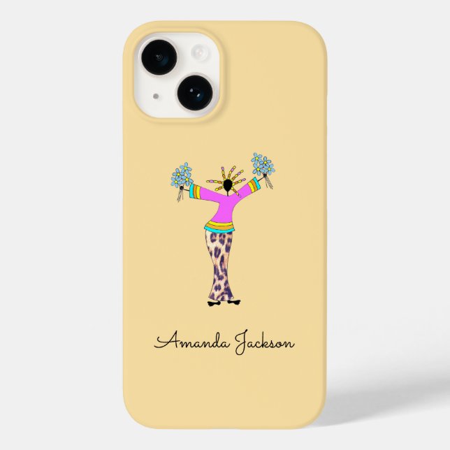 African Art, Phantastisch Lady iPhone / iPad Case (Rückseite)