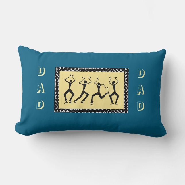 African Art Phantastisch Party Dance Lendenkissen (Vorderseite)