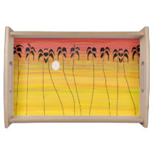 African Art Phantastisch Tropical Sunset