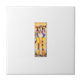 African Art Water Color Phantastisch Dance Fliese