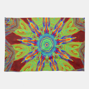 African Asian European Ethnic Pattern Geschirrtuch