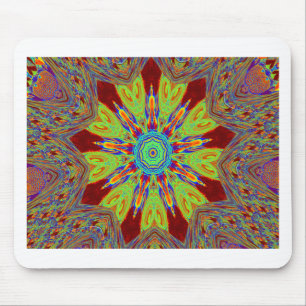 African Asian European Ethnic Pattern Mousepad