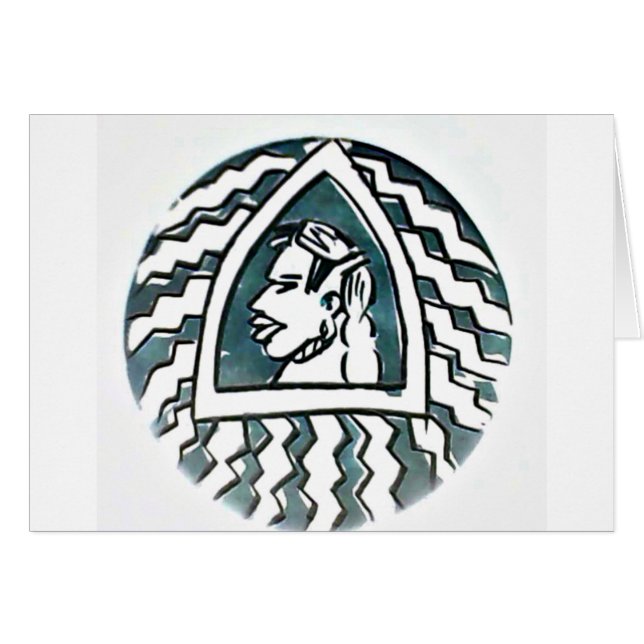 African Beauty Bongo Maasai Portrait (Vorderseite (Horizontal))