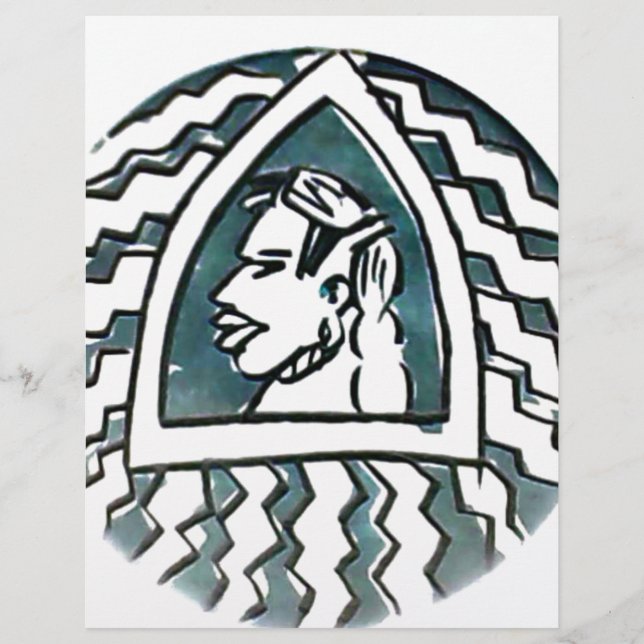 African Beauty Bongo Maasai Portrait (Vorderseite)