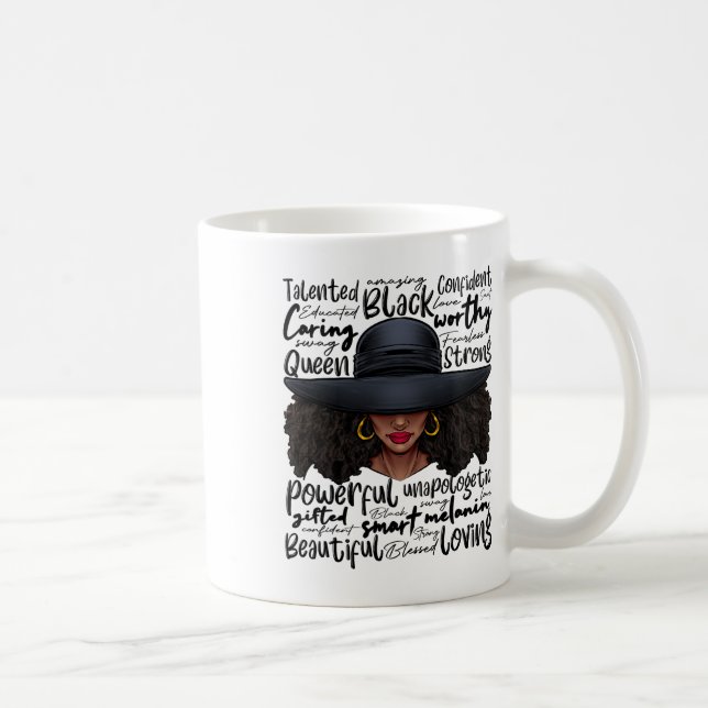 African Black History African American Ladys June Kaffeetasse (Rechts)