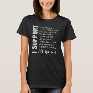 African Black History Monat Ich unterstütze alle T-Shirt