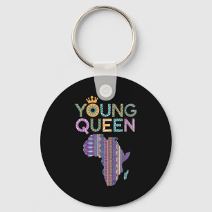 African Black Queen Art for Girl Women Melanin Afr Schlüsselanhänger