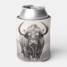 African Buffalo Pencil Zeichnend