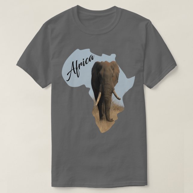 African Bull Elephant T-Shirt (Design vorne)