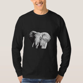 African Bush Elephant Zeichnend T-Shirt