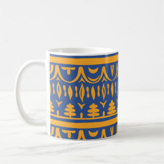 African Chevrons: Ethnic Tribal Pattern Kaffeetasse