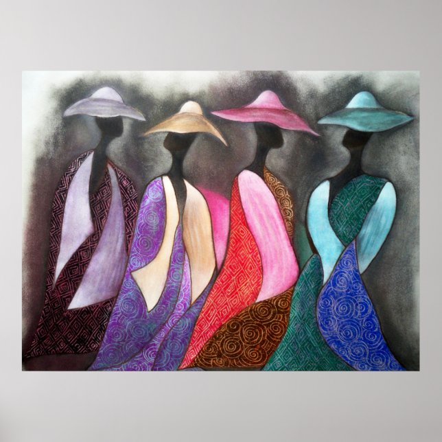 African Church Ladys Poster (Vorne)