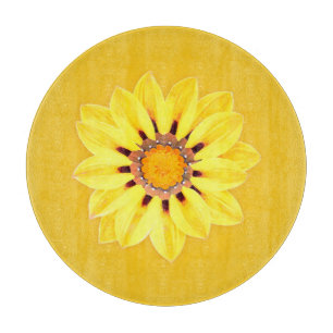 African Daisy / Gazania - Mustard Gold Schneidebrett