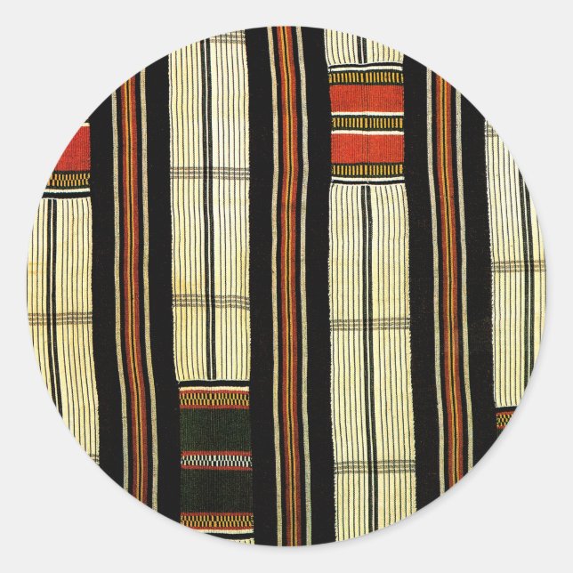 African Design #6 @ Stylnic Runder Aufkleber (Vorderseite)