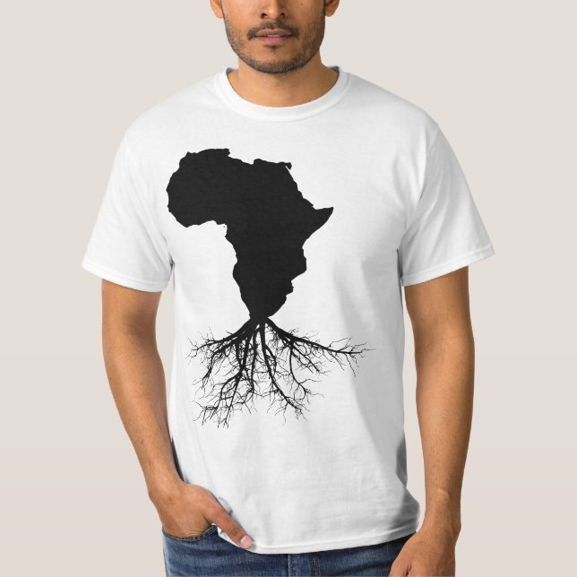 African Expat Pan African Continent Map T-Shirt (Vorderseite)