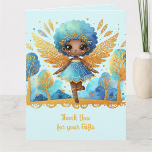 African Fairy Vielen Dank, dass Sie die Aquamarine Karte