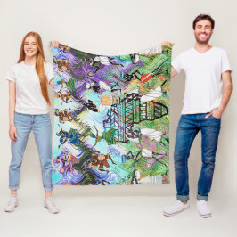 African Feast: Rhythms of Africa Fleecedecke