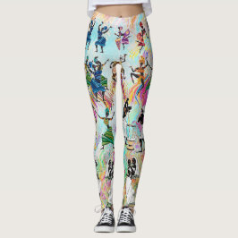 African Feast: Rhythms of Unity  Leggings