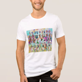 African Feast: Rhythms of Unity T-Shirt Tri-Blend Shirt
