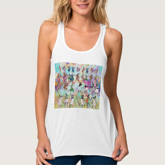 African Feast: Rhythms of Unity Tank Top (Vorderseite)