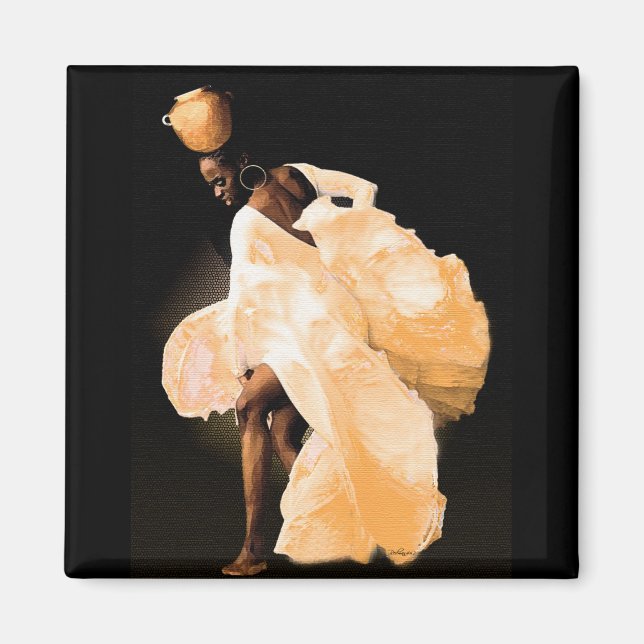 African Folk Dance Magnet (Vorne)