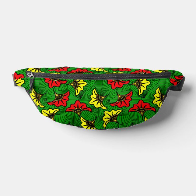 African Gingko Biloba Gemustert Bauchtasche (Ablage )