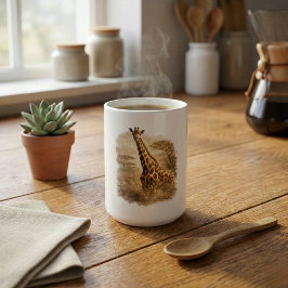 African Giraffe Art | Elegant Wildlife Safari Kaffeetasse