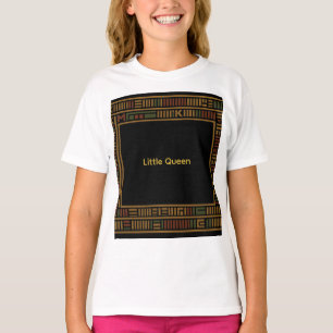 African Gold Kente Kids T - Shirt
