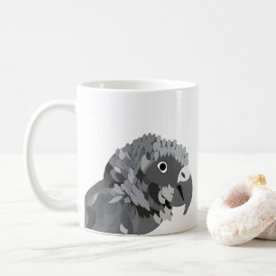 African Gray Parrot Bird Lover Kaffeetasse