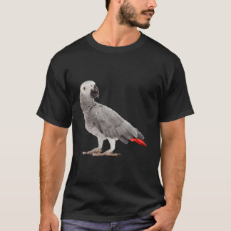 African Gray Parrot Bird S T-Shirt