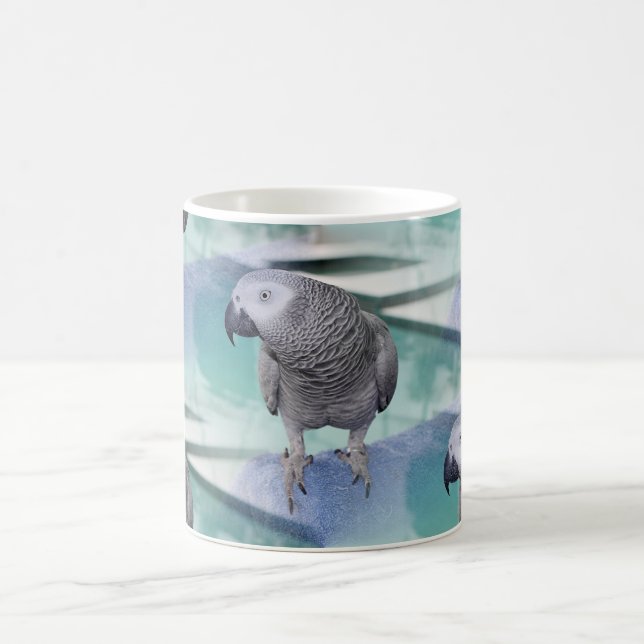 African Gray Pool Party Tasse (Mittel)