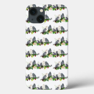 African Grey Papageien-Party-iPhone-13-Hülle Case-Mate iPhone Hülle