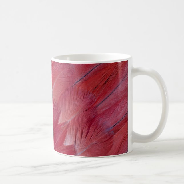 African Grey Parrot Feather Design Kaffeetasse (Rechts)