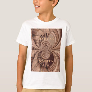African Hakuna Matata Fraktal Art Print/Graphic T-Shirt
