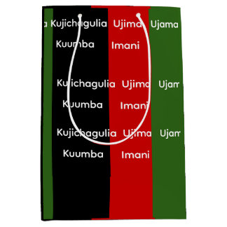 African Heritage Kwanzaa Nguzo Saba Principles  Mittlere Geschenktüte