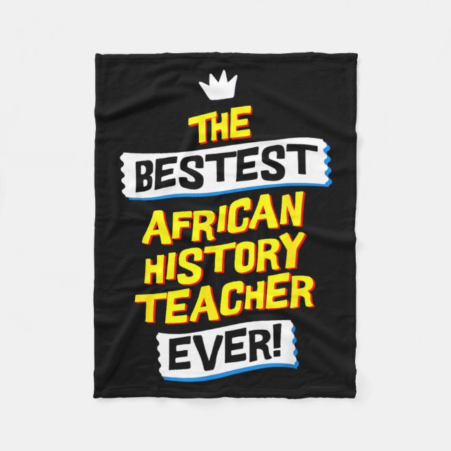 African History Teacher, Funny Job Occupation  Fleecedecke (Vorderseite)