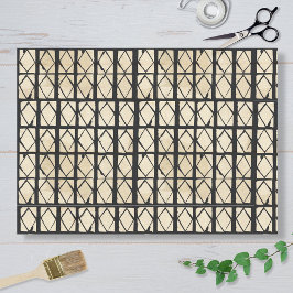 African Inspired Diamond Pattern Tissue Paper Seidenpapier