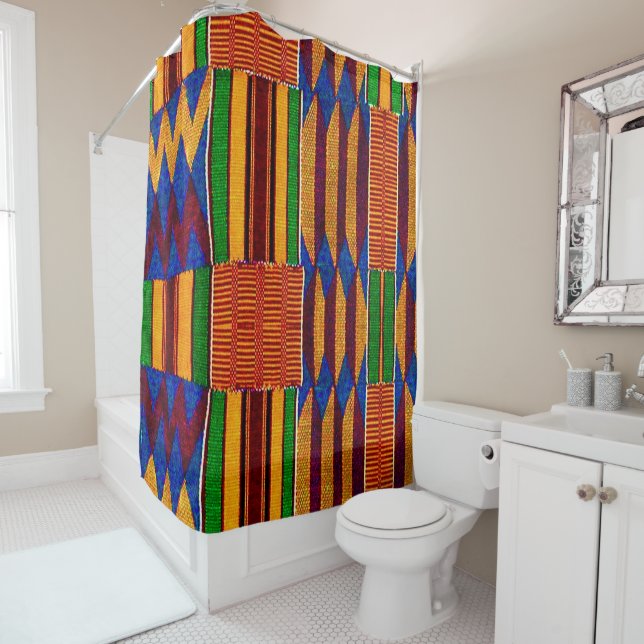 African Kente Cloth Duke Vorhang (Beispiel)