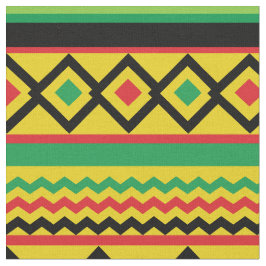 African Kente Geometric Bold Pattern Stoff