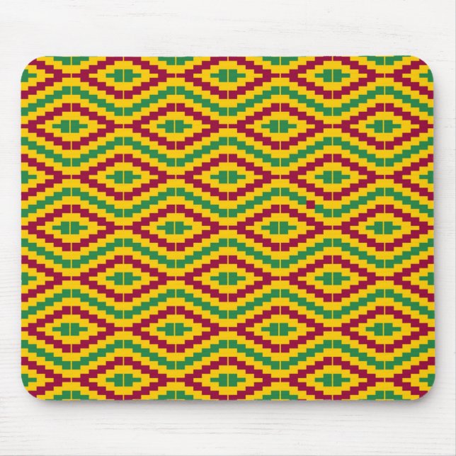 African Kente, Happy Kwanzaa Mousepad (Vorne)