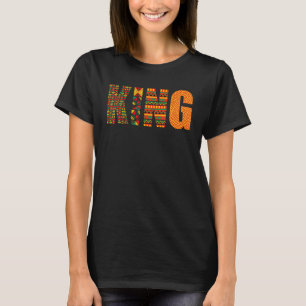 African King Cool Kente Cloud Lover Strong Black B T-Shirt