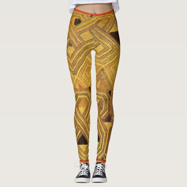 African Kuba Aerobic Leggings (Vorderseite)
