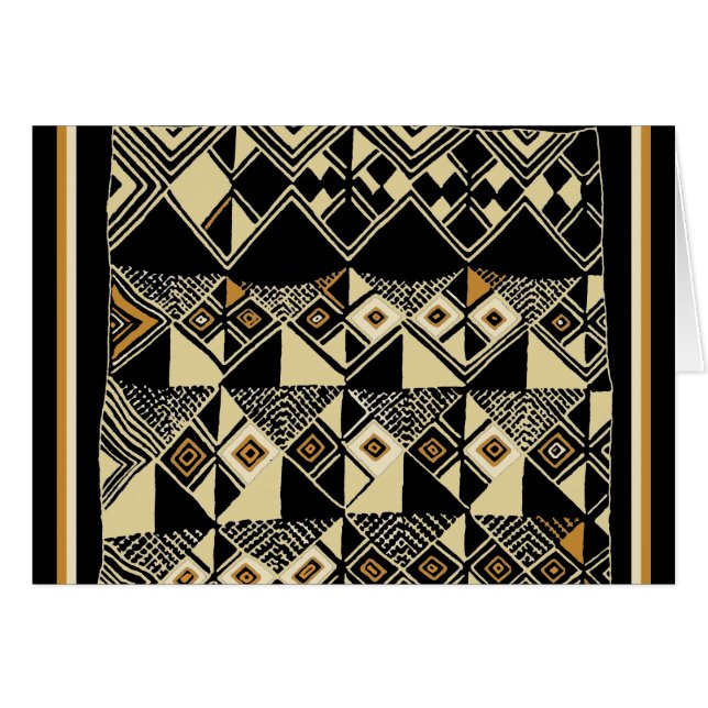 African Kuba Inspiriert Designs (Vorderseite (Horizontal))