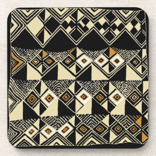 African Kuba Inspiriert Designs Untersetzer