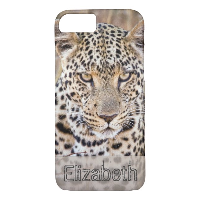 African Leopard Personalisiert Case-Mate iPhone Hülle (Rückseite)