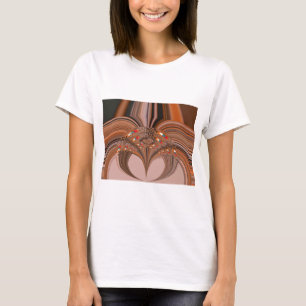 African Light Blond Kaleidoscope Art Print Design T-Shirt