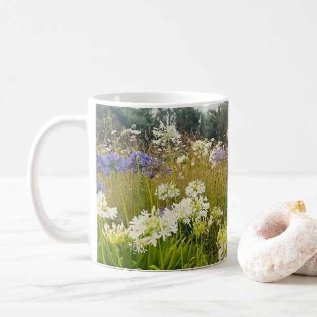 African Lily Foto Kaffeetasse (Mit Donut)