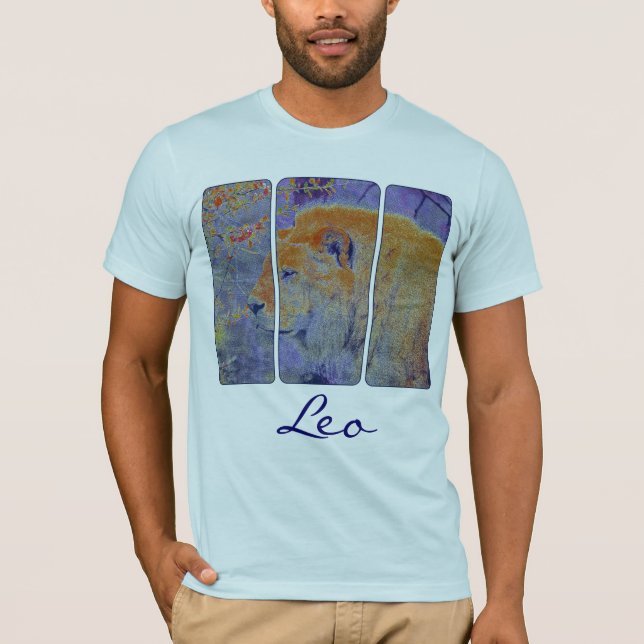 African Lion Big Cat LEO Tierliebhaber Shirt (Vorderseite)
